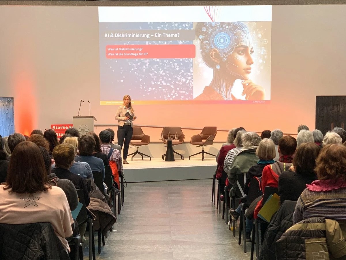 Daniela Kreklow auf der Bühne